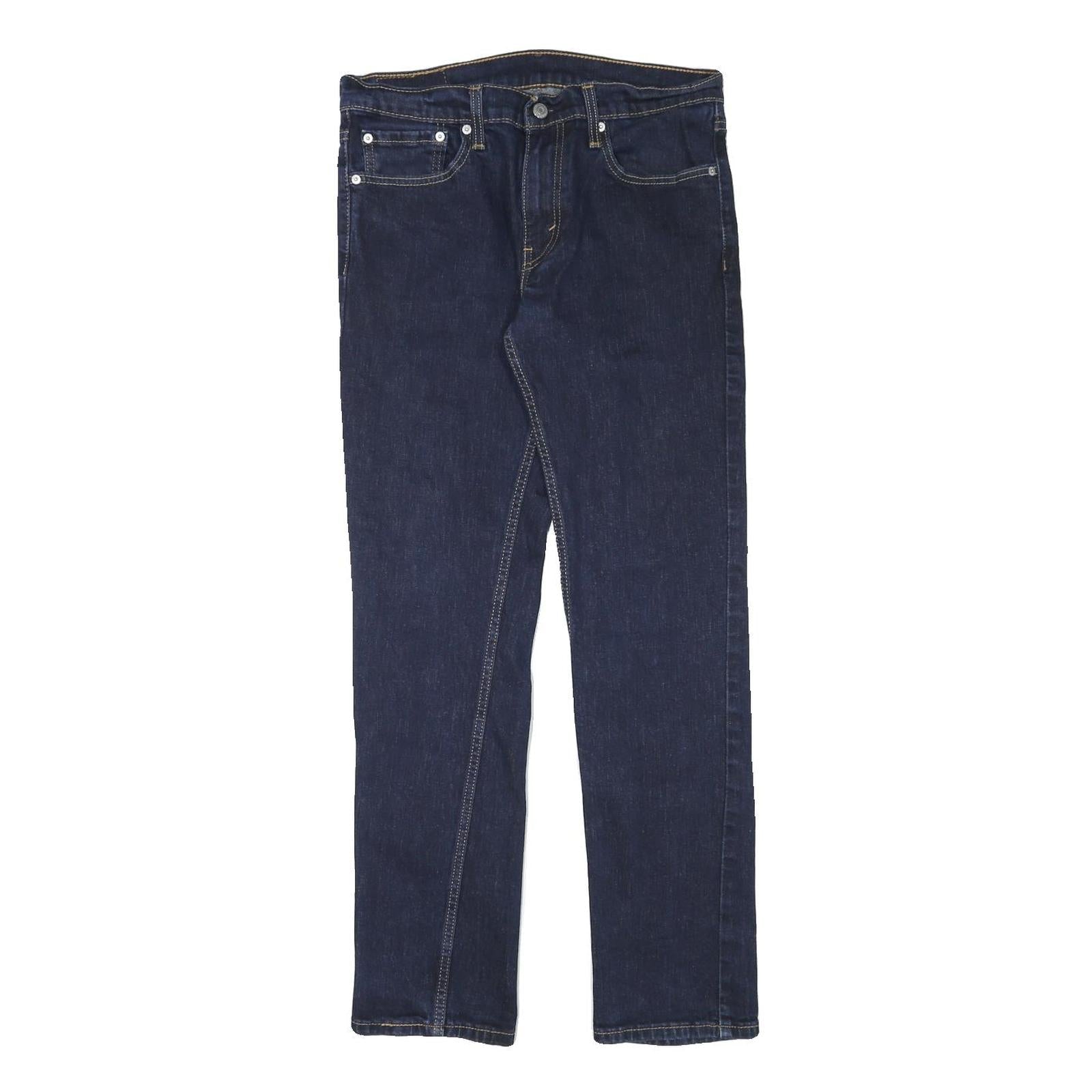 LEVI'S 511 Mens Jeans Blue Slim Skinny Denim Dark W30 L30 Classic Fit Zip Refurbished - N/A refurbished available on Cerqular