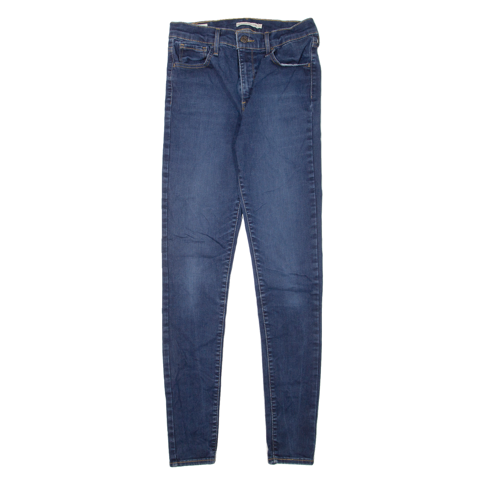 LEVI'S 720 High Rise BIG E Womens Jeans Blue Slim Skinny Stone Wash W27 L32 Refurbished - N/A refurbished available on Cerqular