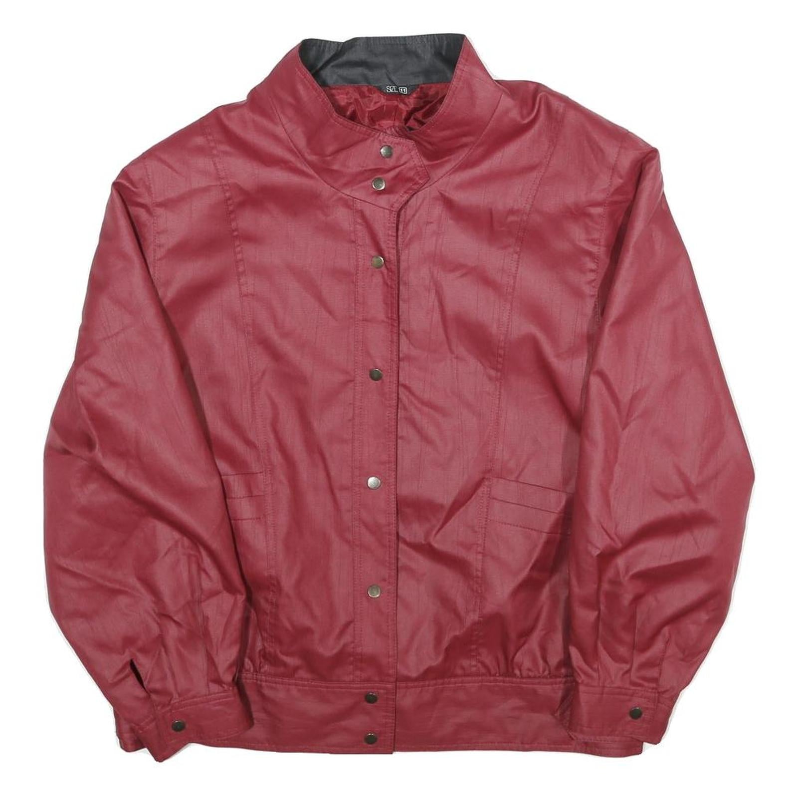Buy Womens Red Button Jacket M Plain Classic Fit Stand-Up Collar Stylish Outerwear Refurbished - $37.69 Womens Red Button Jacket M Plain Classic Fit Stand-Up Collar Stylish Outerwear Refurbished - N/A refurbished available on Cerqular
