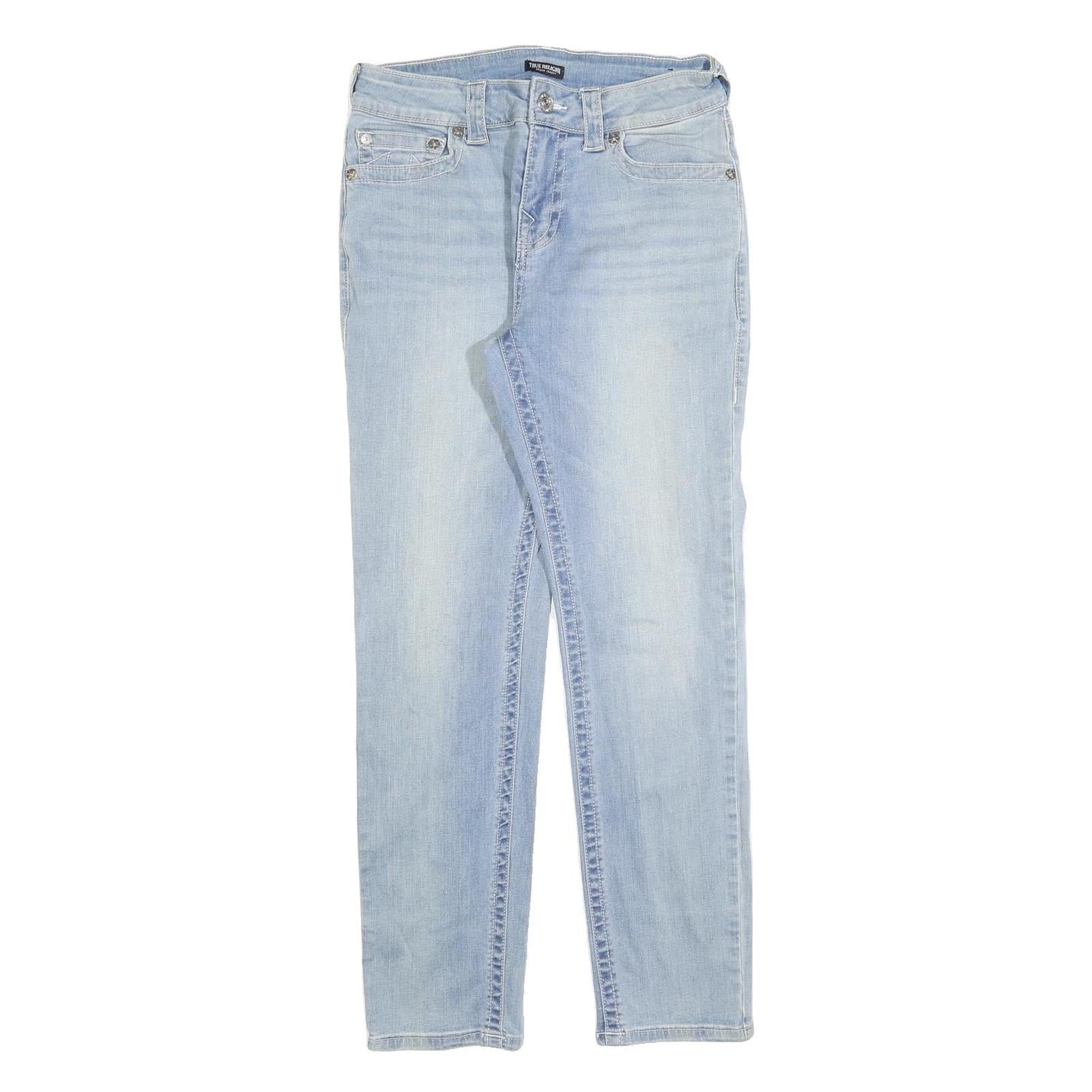 Buy TRUE RELIGION Womens Slim Light Blue Denim Jeans W28 L28 Zip Casual Stretch Refurbished - $81.89 TRUE RELIGION Womens Slim Light Blue Denim Jeans W28 L28 Zip Casual Stretch Refurbished - N/A refurbished available on Cerqular