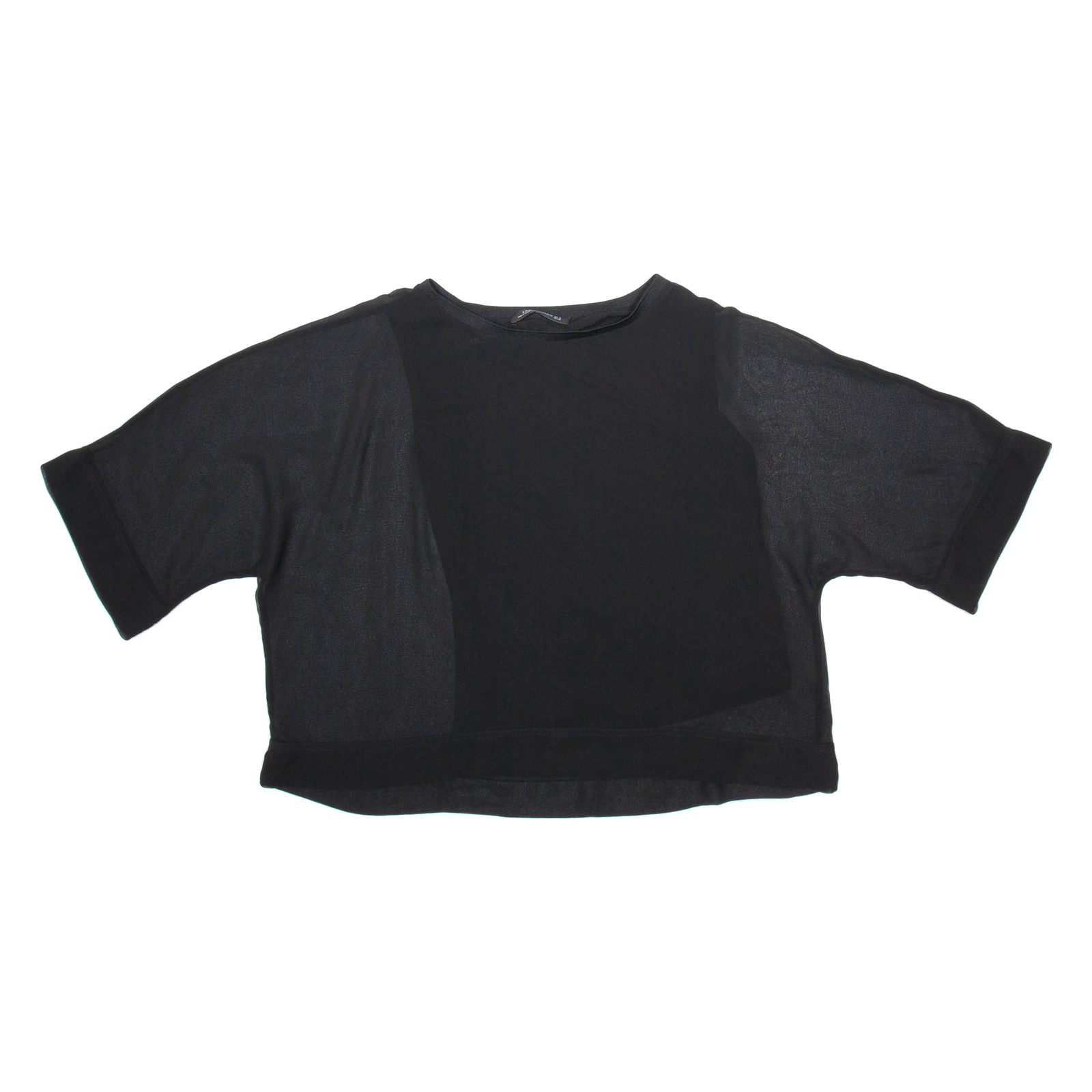 ZARA Womens Blouse Black Long Sleeve Viscose M Refurbished - N/A refurbished available on Cerqular