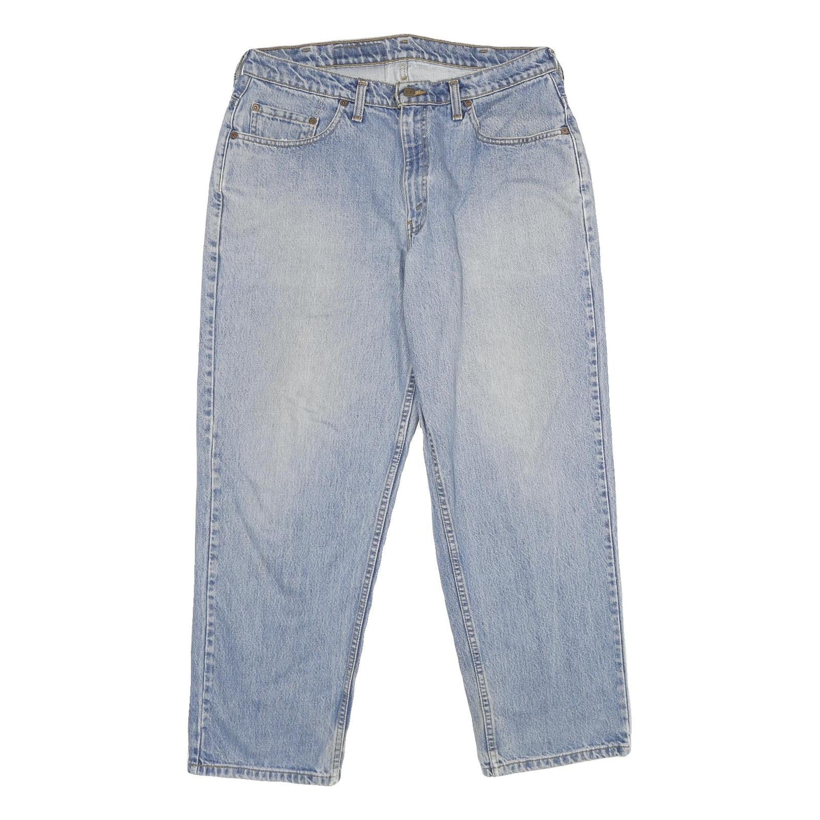 LEVI'S 535 Mens Jeans Blue Loose Straight Denim Light W36 L30 Classic Fit Refurbished - N/A refurbished available on Cerqular