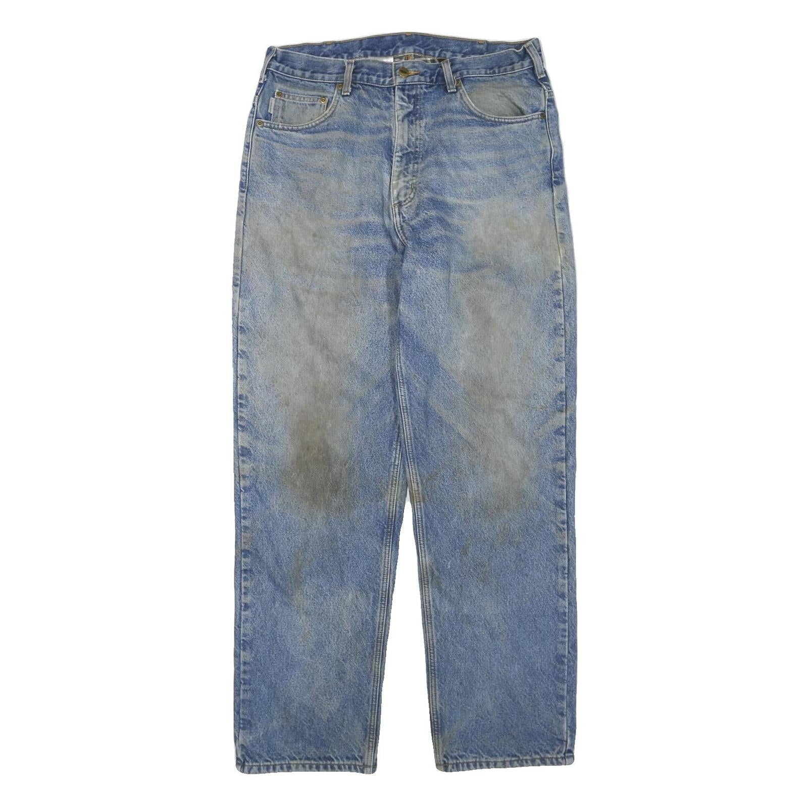 Buy CARHARTT Mens Jeans Blue & Light Cotton Blend Regular Straight Denim Light W36 Refurbished - $40.29 CARHARTT Mens Jeans Blue & Light Cotton Blend Regular Straight Denim Light W36 Refurbished - N/A refurbished available on Cerqular