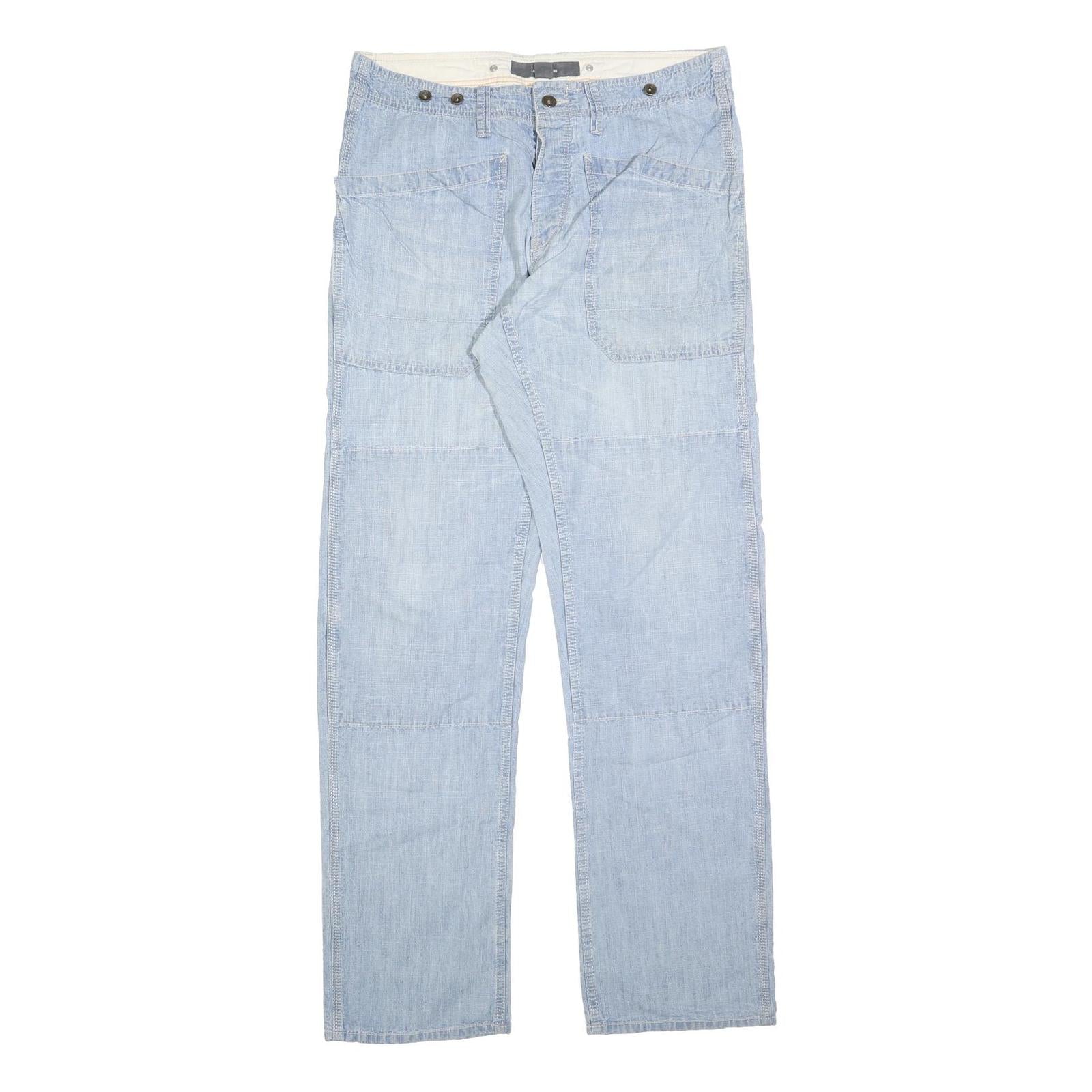 Buy H&M Mens Jeans Blue Regular Straight Denim Light W32 L34 Button Closure Cotton Refurbished - $20.79 H&M Mens Jeans Blue Regular Straight Denim Light W32 L34 Button Closure Cotton Refurbished - N/A refurbished available on Cerqular