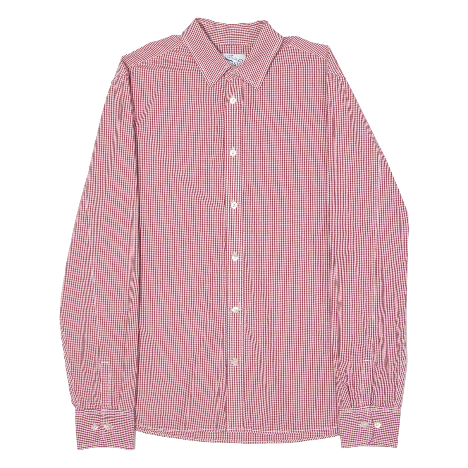 LEVI'S Classic Fit Mens Shirt Red Gingham Long Sleeve M Refurbished - N/A refurbished available on Cerqular
