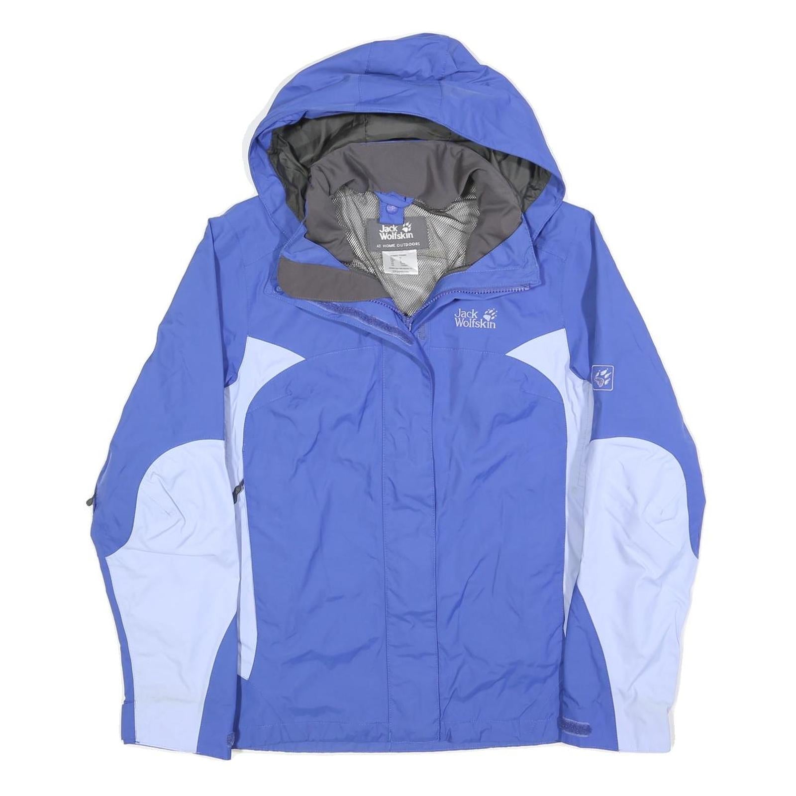Buy JACK WOLFSKIN Womens Blue & Light Blue Outdoor Jacket M Polyester Zip Hooded Refurbished - $66.29 JACK WOLFSKIN Womens Blue & Light Blue Outdoor Jacket M Polyester Zip Hooded Refurbished - N/A refurbished available on Cerqular