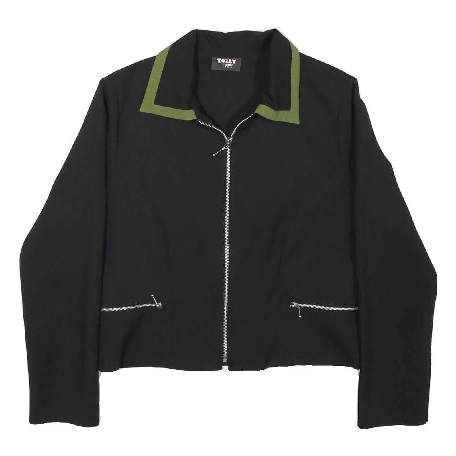 Buy TALLY WEIJL Womens Black & Green Zip Jacket S Polyester Blend Classic Stylish Refurbished - $37.69 TALLY WEIJL Womens Black & Green Zip Jacket S Polyester Blend Classic Stylish Refurbished - N/A refurbished available on Cerqular