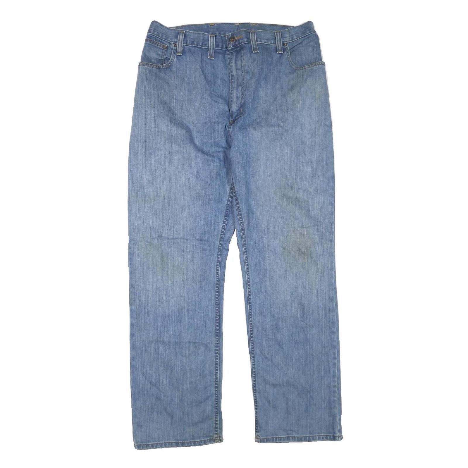 CARHARTT Mens Jeans Blue Regular Straight Denim Medium W38 L32 Durable Workwear Refurbished - N/A refurbished available on Cerqular