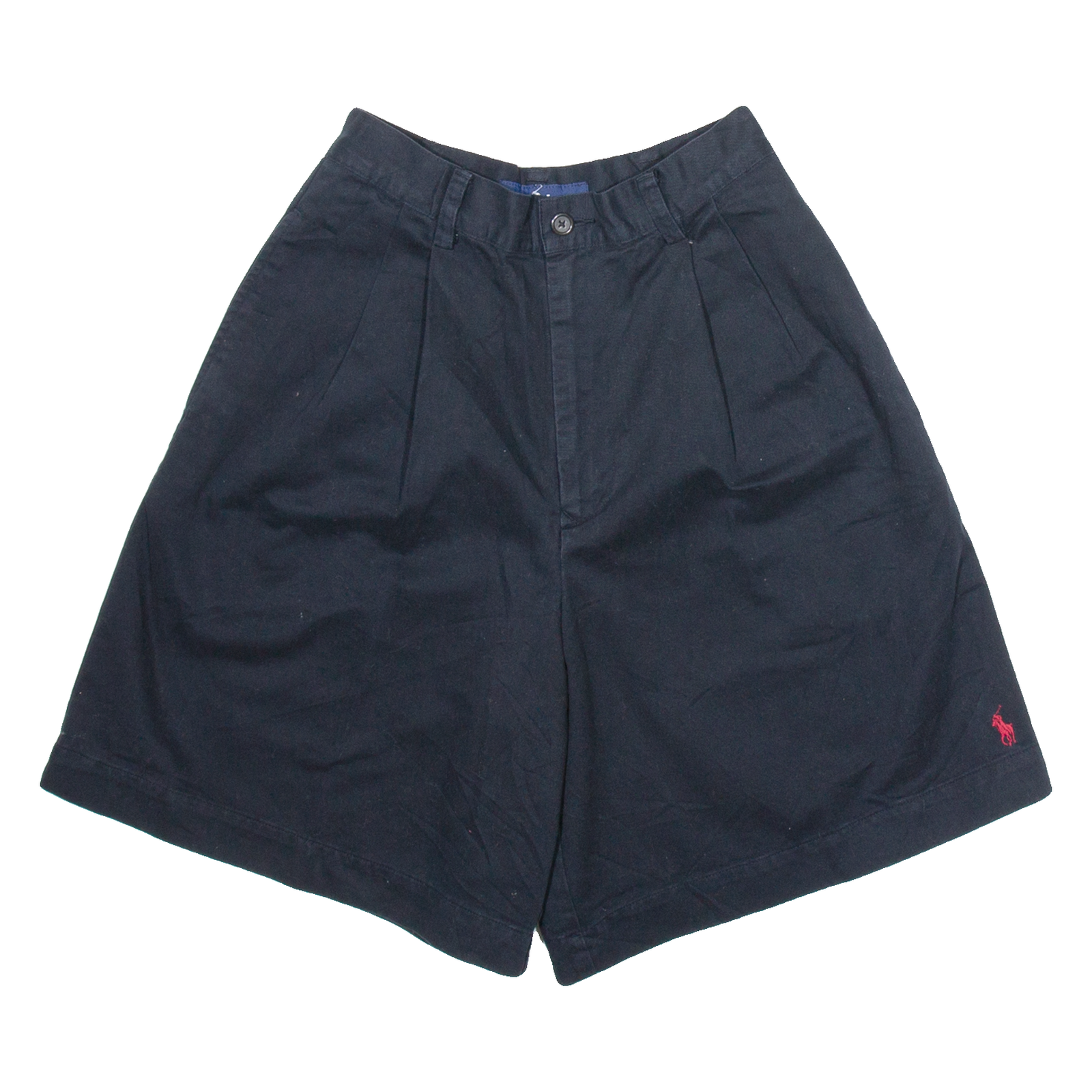 RALPH LAUREN Womens Chino Shorts Black Relaxed M W24 Refurbished - N/A refurbished available on Cerqular
