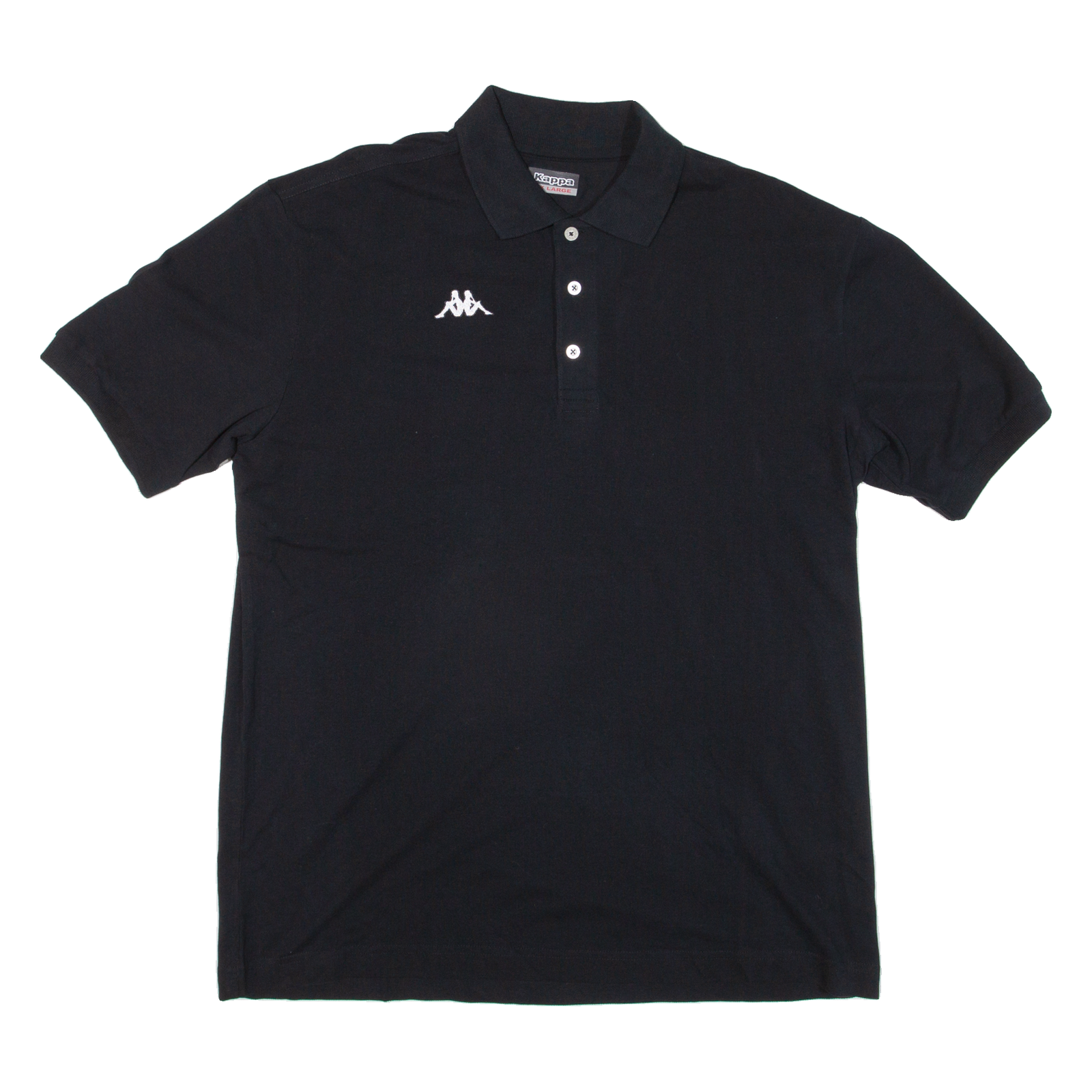 KAPPA Mens Polo Shirt Black 2XL Refurbished - N/A refurbished available on Cerqular