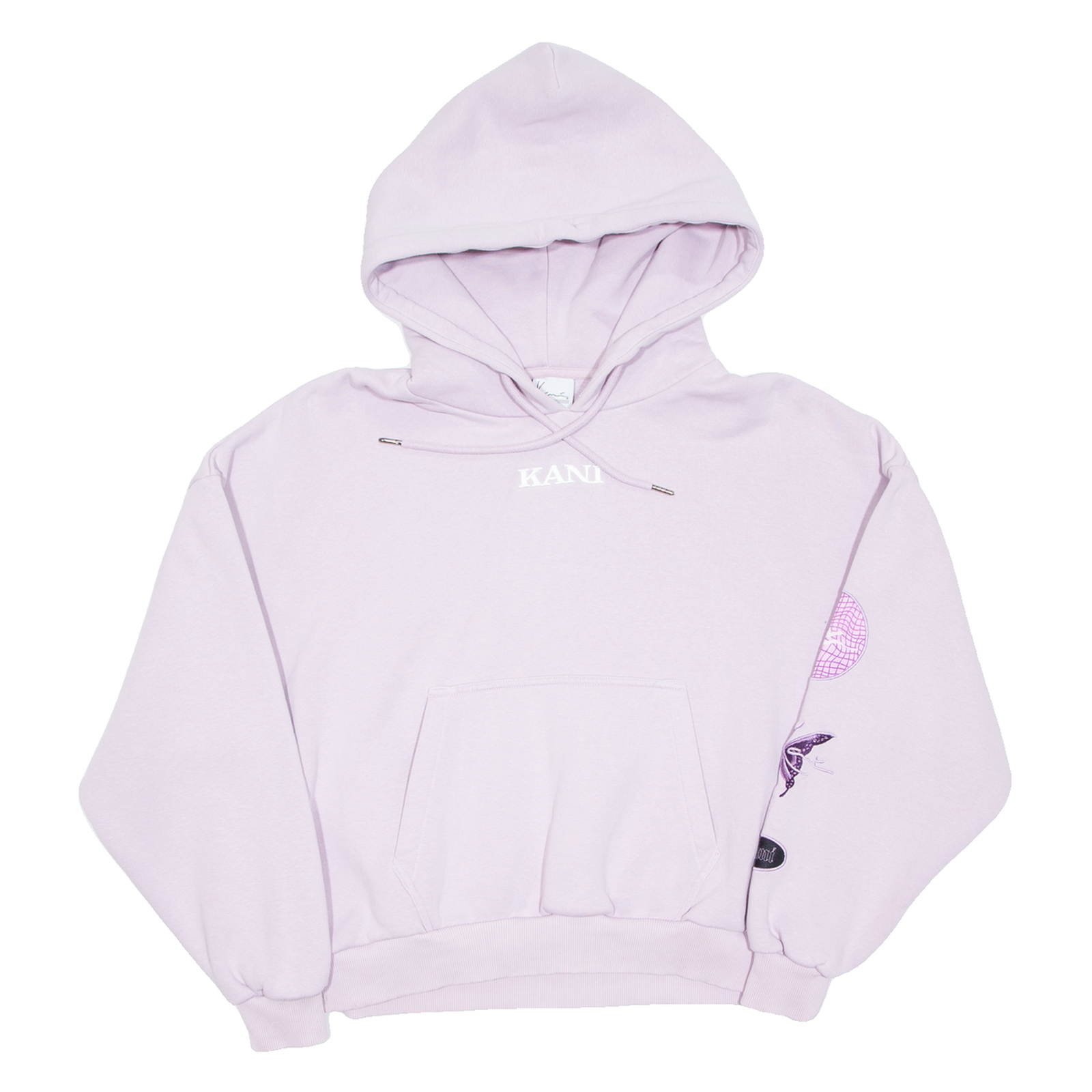 KARL KANI Oversized Womens Purple Hoodie XS Refurbished - N/A refurbished available on Cerqular