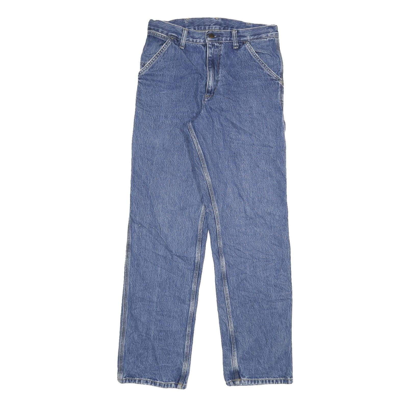 CARHARTT Mens Regular Blue Denim Medium Jeans W28 L31 Workwear Utility Zip Refurbished - N/A refurbished available on Cerqular