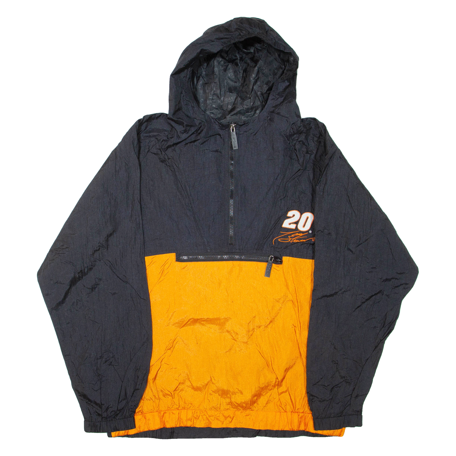 CHASE AUTHENTICS Mens Anorak Jacket Black Nylon Hooded S Refurbished - N/A refurbished available on Cerqular
