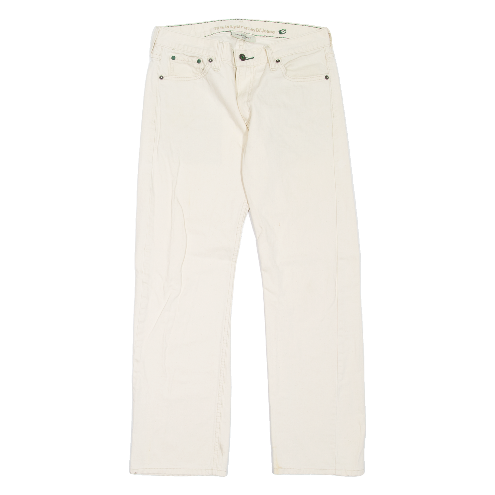 LEVI'S 539 Eco Mens Jeans Beige Regular Straight W32 L30 Refurbished - N/A refurbished available on Cerqular
