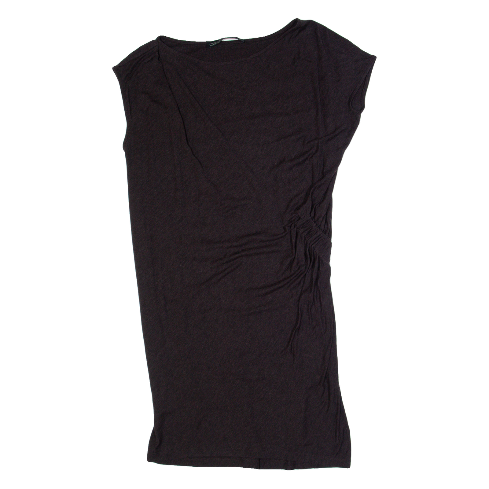 ALL SAINTS Oversized Womens T-Shirt Dress Brown Short Sleeve Knee Length XS Refurbished - N/A refurbished available on Cerqular