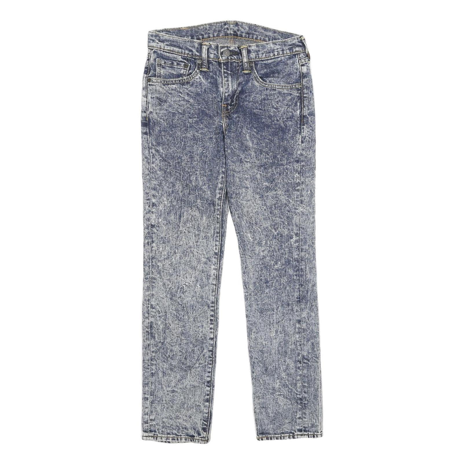 LEVI'S 511 Mens Jeans Blue Slim Skinny Denim Stone Wash W28 L30 Classic Zip Refurbished - N/A refurbished available on Cerqular