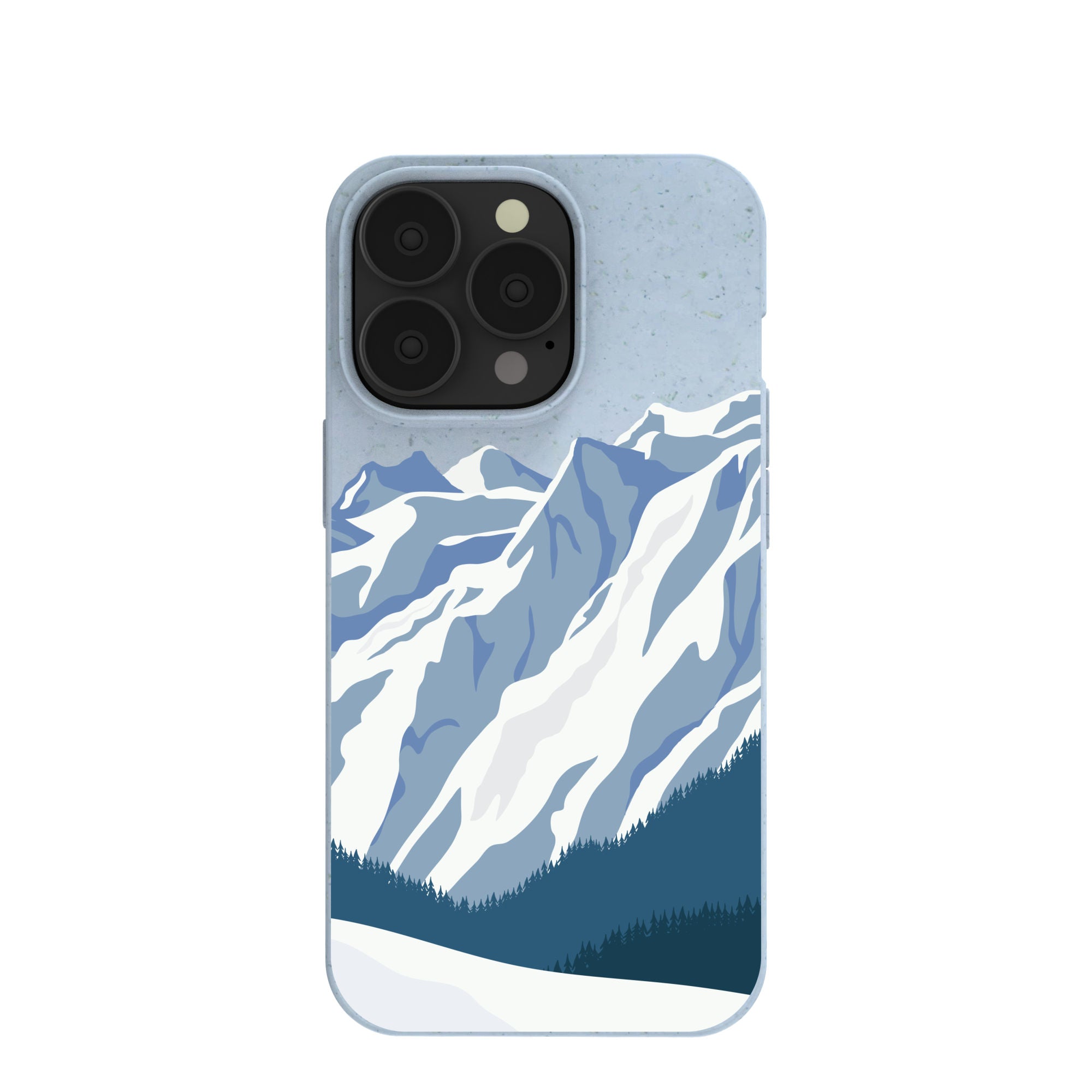 Powder Blue Slopes Calling iPhone 13 Pro Case Refurbished - Pela Case refurbished available on Cerqular