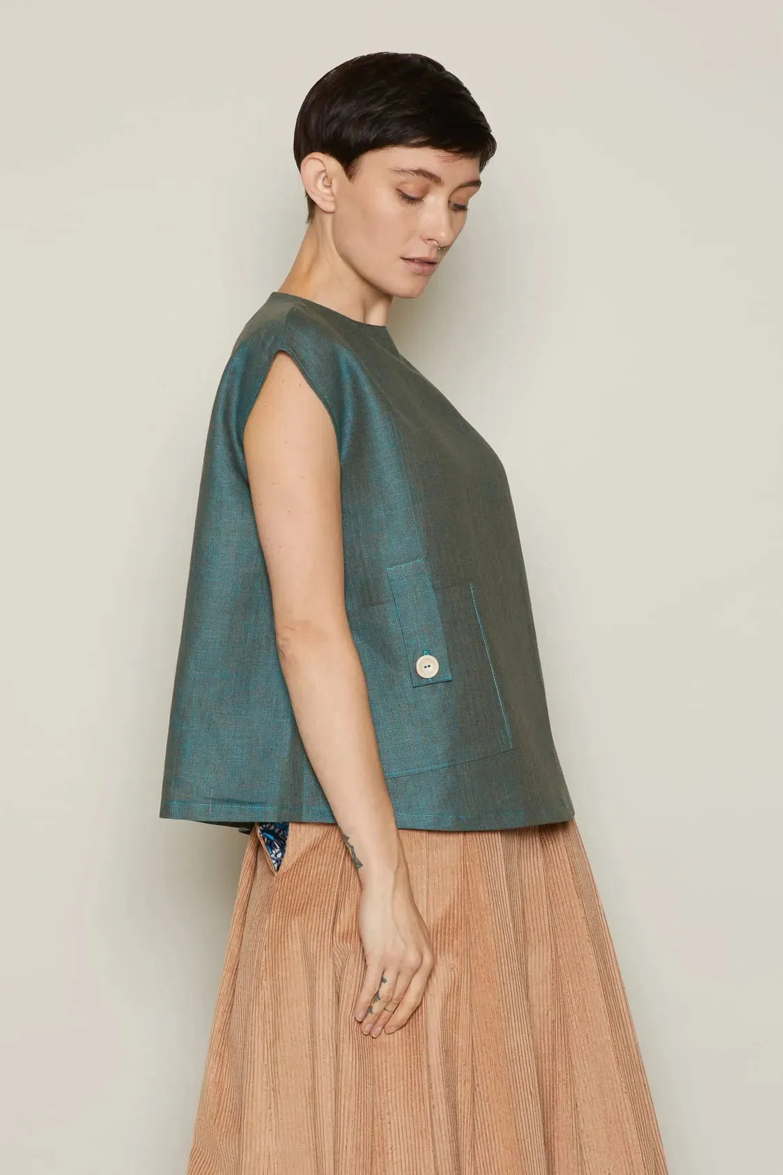 Buy Emil Top (Green) | size: S Refurbished - $108.00 Emil Top (Green) | size: S Refurbished - N/A refurbished available on Cerqular