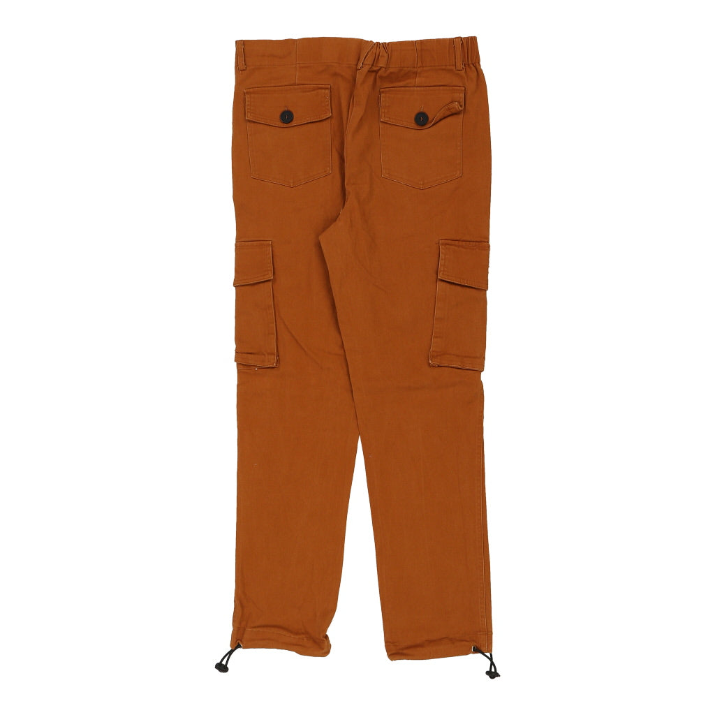 Don'T Call Me Jennifer Cargo Trousers - 32W 28L Brown Cotton Refurbished - Thrifted (note: this is a term often used to describe second- refurbished available on Cerqular