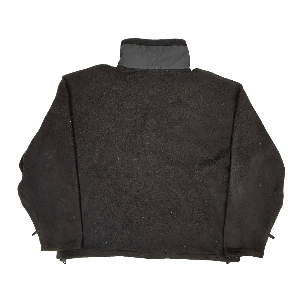 Made In USA Columbia Fleece - Large Black Polyester Refurbished - Thrifted (note: this is a term often used to describe second- refurbished available on Cerqular