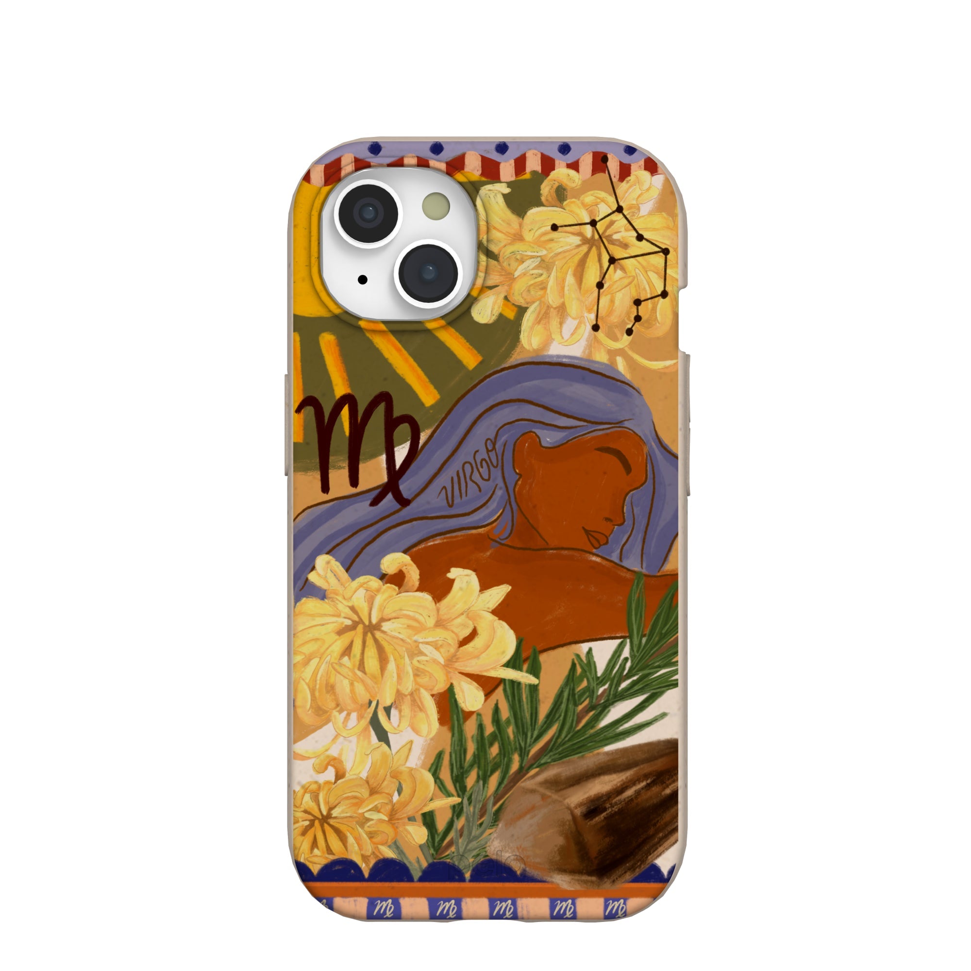 Seashell Virgo Goddess iPhone 15 Case Refurbished - Pela Case refurbished available on Cerqular