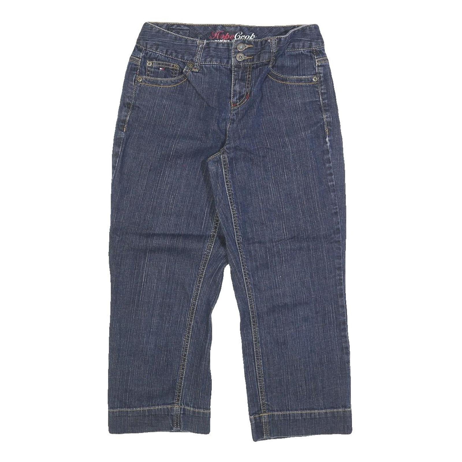 TOMMY HILFIGER Womens Regular Denim Jeans Blue Cotton Blend W28 L23 Stylish Refurbished - N/A refurbished available on Cerqular
