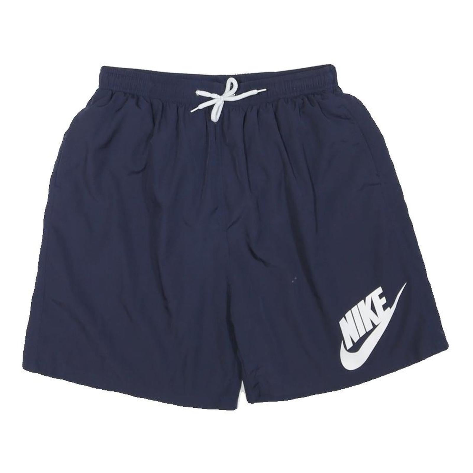 NIKE Mens Shorts Navy Blue Casual Sports 3XL W30 Polyester Blend Drawstring Refurbished - N/A refurbished available on Cerqular