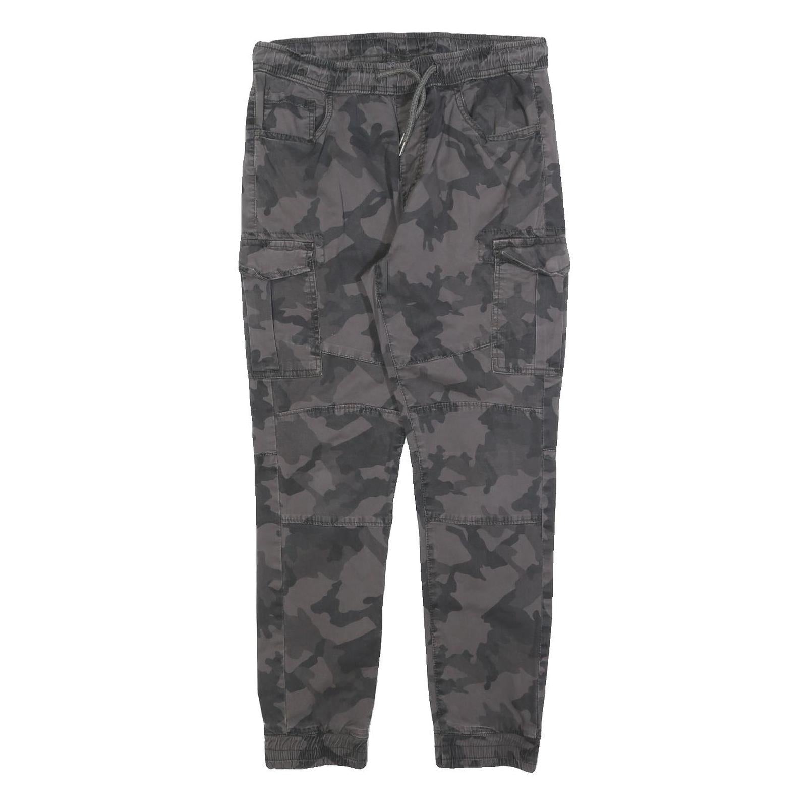 Buy FSBN Mens Cotton Blend Black Camouflage Slim Drawstring Trousers W30 L27 Refurbished - $49.39 FSBN Mens Cotton Blend Black Camouflage Slim Drawstring Trousers W30 L27 Refurbished - N/A refurbished available on Cerqular