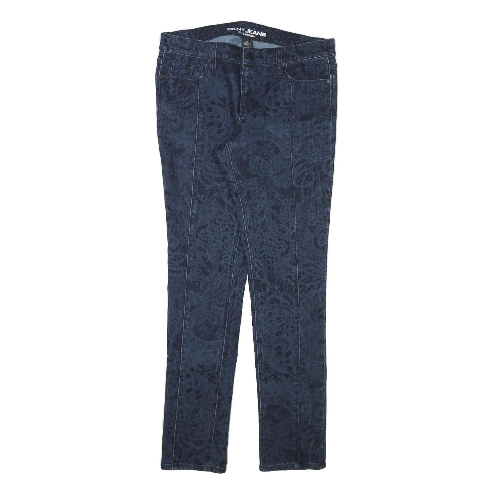 Buy DKNY Womens Slim Blue Denim Jeans W31 L30 Floral Print Cotton Blend Zip Refurbished - $33.79 DKNY Womens Slim Blue Denim Jeans W31 L30 Floral Print Cotton Blend Zip Refurbished - N/A refurbished available on Cerqular