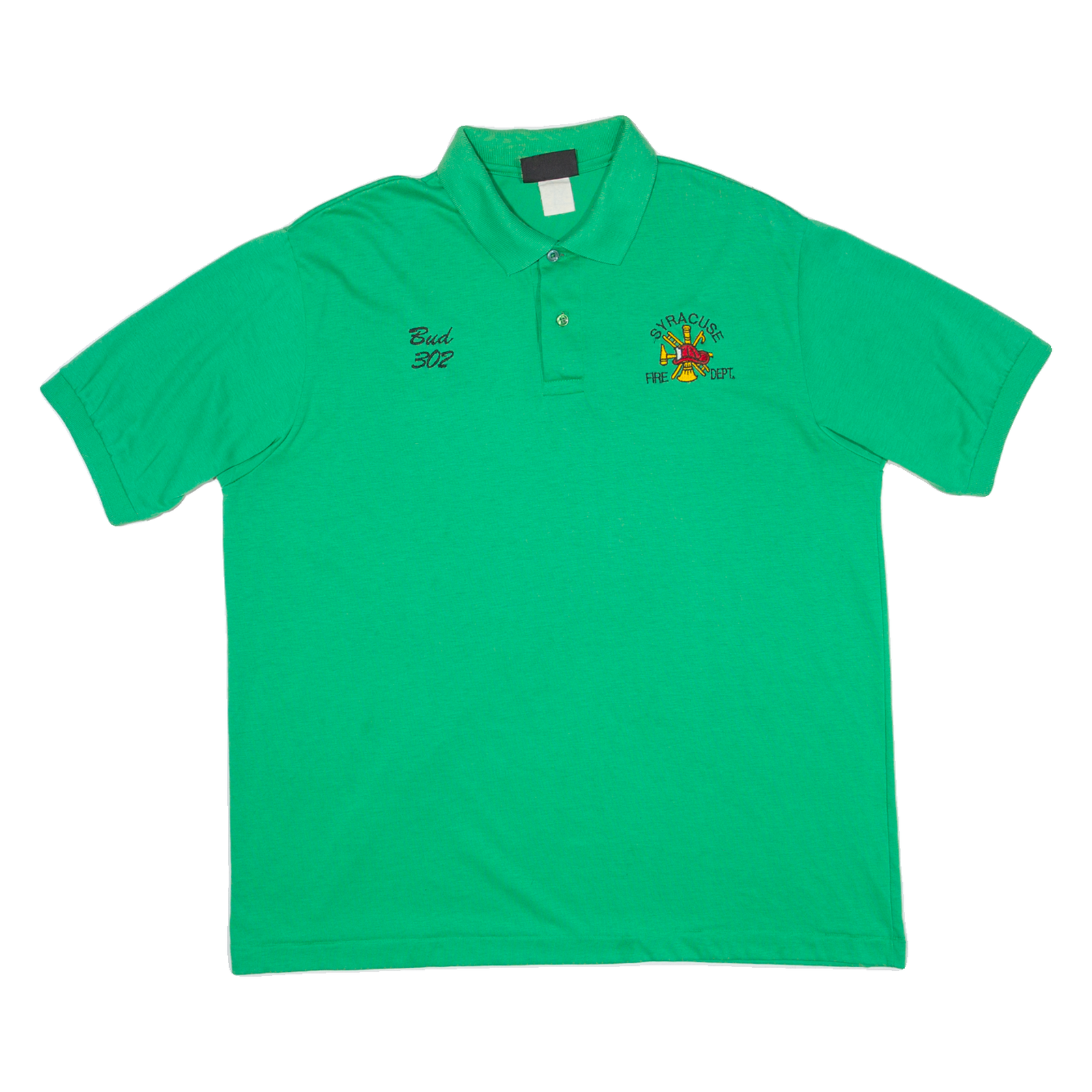 Syracuse Fire Dept Mens Polo Shirt Green L Refurbished - N/A refurbished available on Cerqular