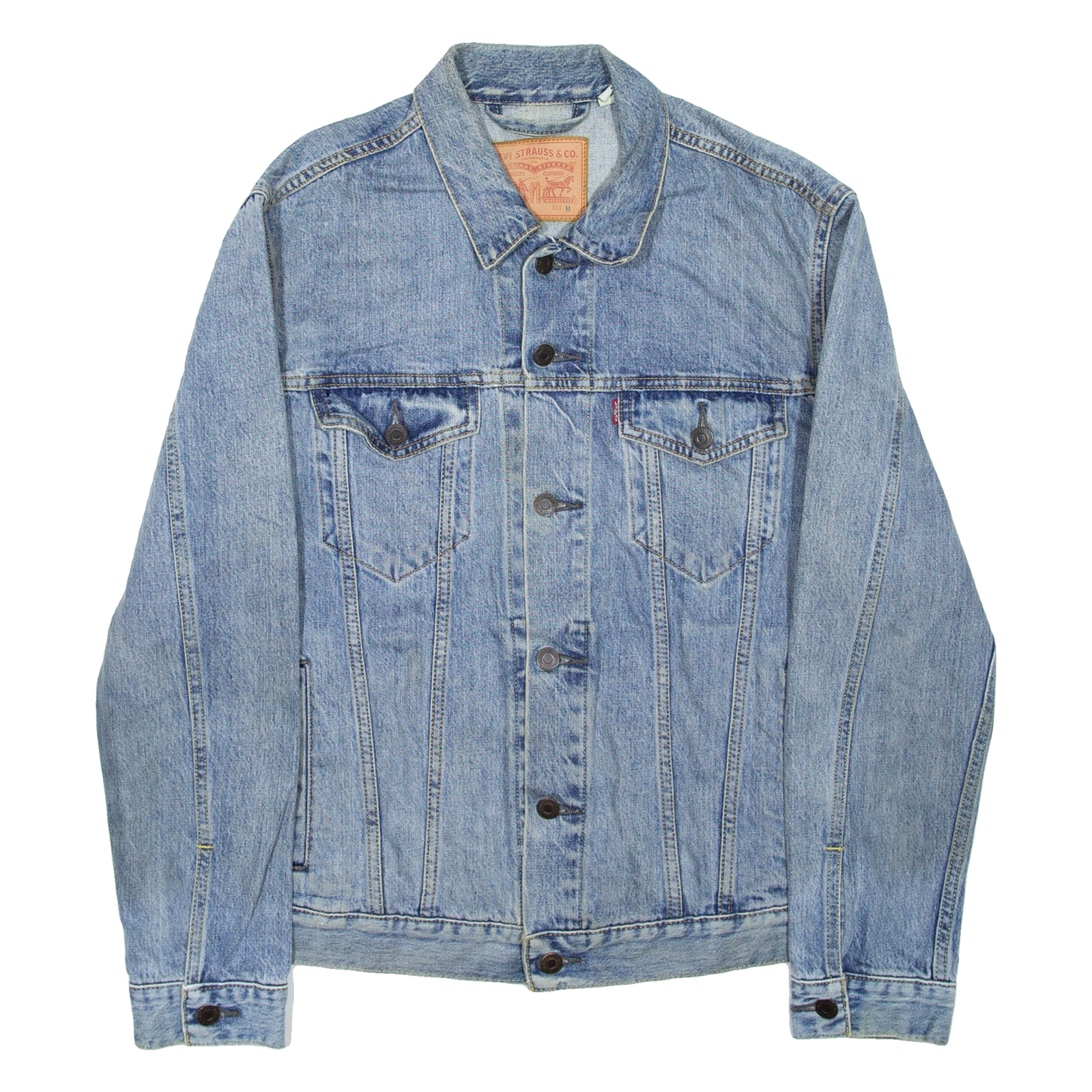 LEVI'S Mens Denim Jacket Blue M Refurbished - N/A refurbished available on Cerqular