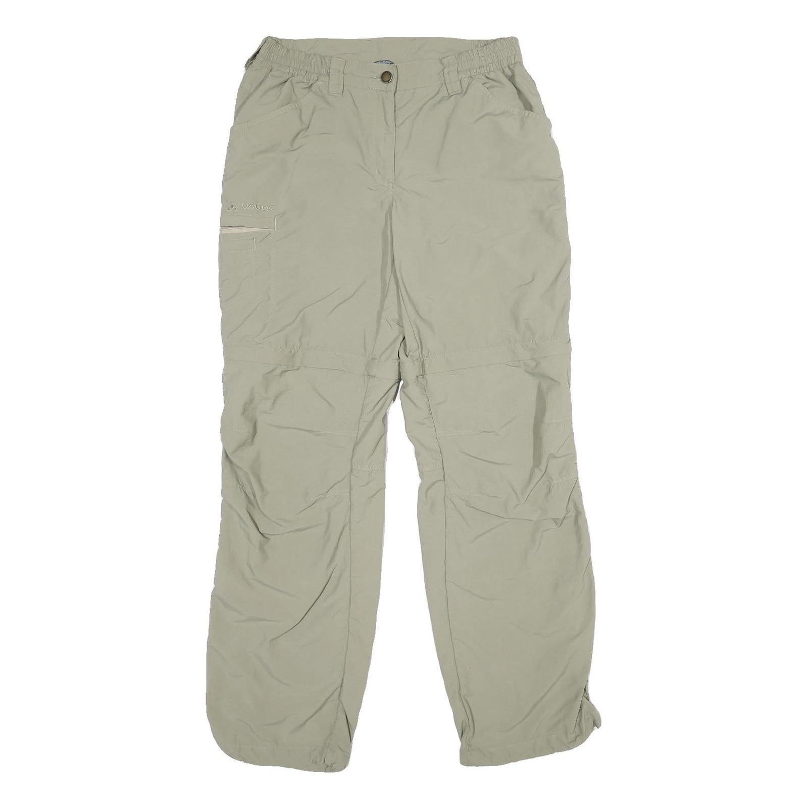 VAUDE Womens Polyamide Beige Relaxed Straight Trousers W30 L30 Lightweight Zip Refurbished - N/A refurbished available on Cerqular