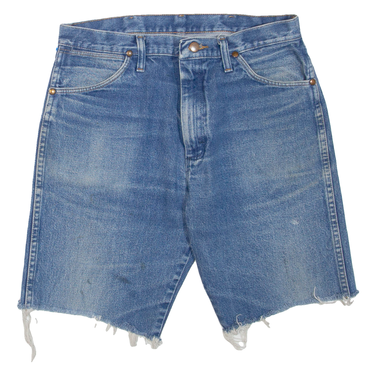WRANGLER Womens Denim Shorts Blue M W32 Refurbished - N/A refurbished available on Cerqular