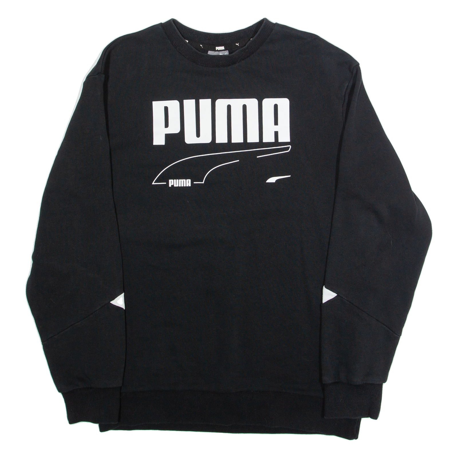 PUMA Mens Sweatshirt Black S Refurbished - N/A refurbished available on Cerqular
