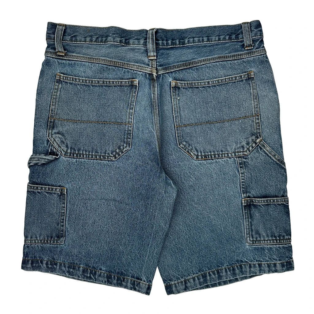 Faded Glory Denim Shorts - 34W 9L Blue Cotton Refurbished - Thrifted (note: this is a term often used to describe second- refurbished available on Cerqular