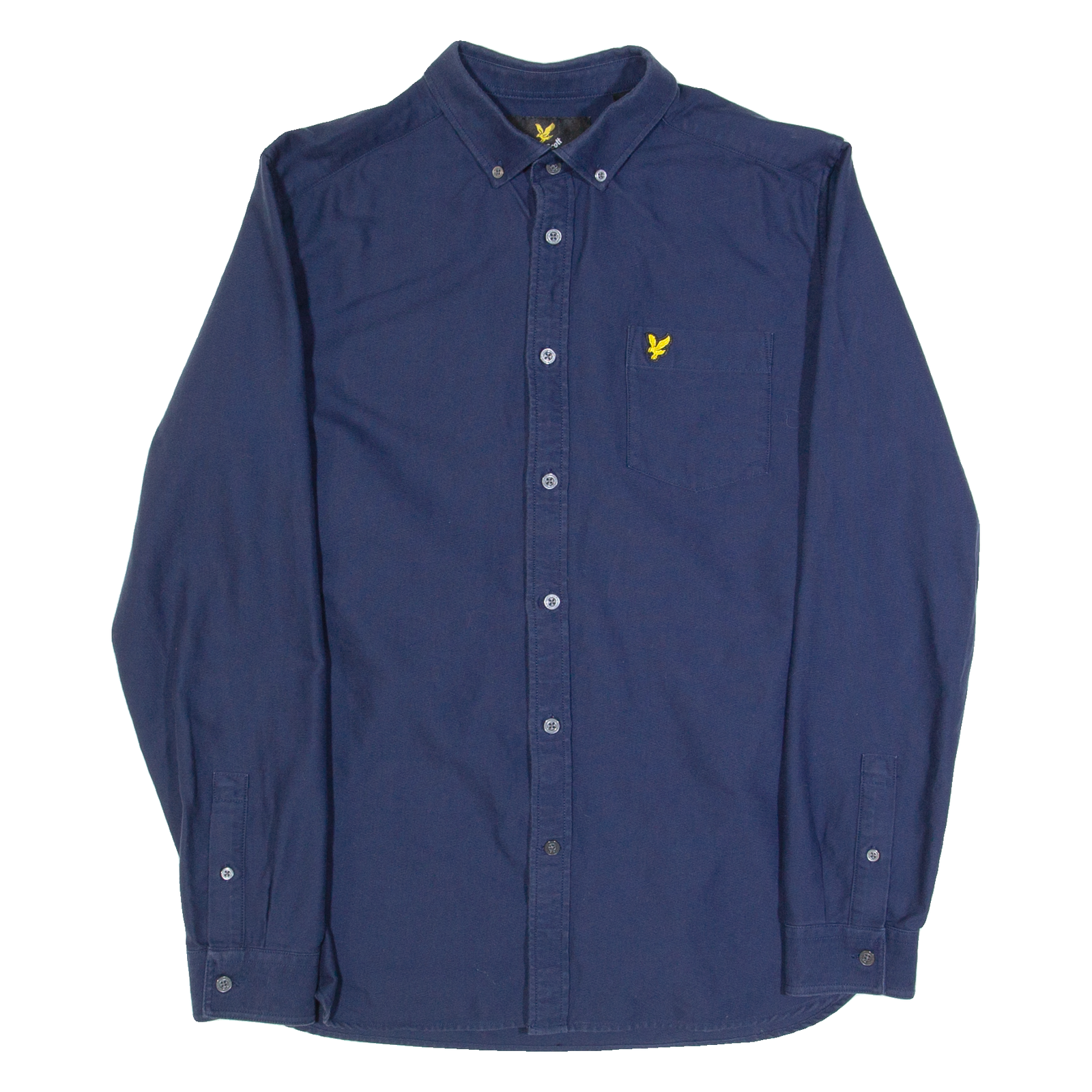 LYLE & SCOTT Mens Plain Shirt Blue Long Sleeve M Refurbished - N/A refurbished available on Cerqular