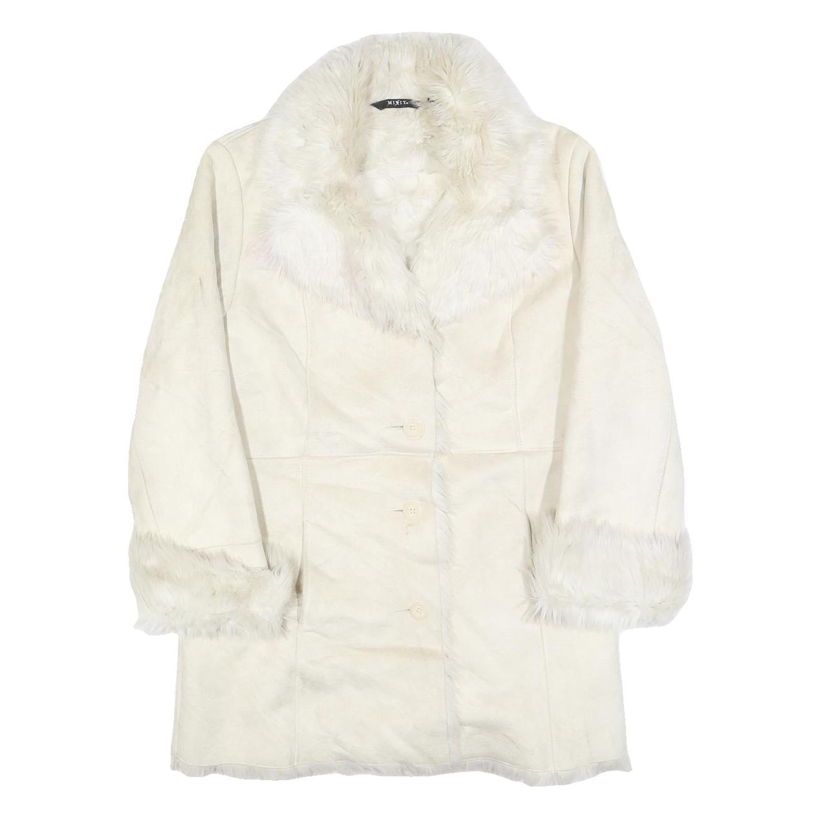Buy MI IT Womens Cream Fur Collar Button Jacket S Polyester Faux Fur Trim Winter Refurbished - $32.49 MI IT Womens Cream Fur Collar Button Jacket S Polyester Faux Fur Trim Winter Refurbished - N/A refurbished available on Cerqular