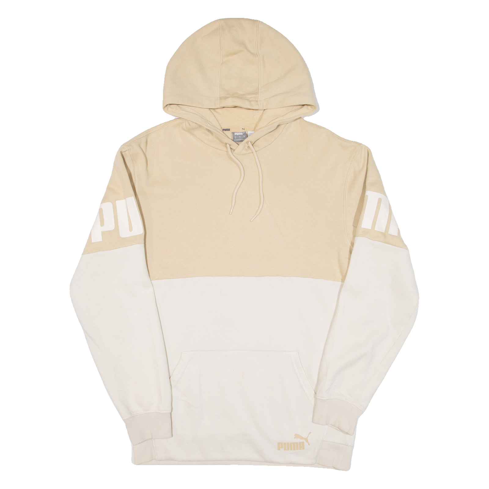PUMA Mens Beige Hoodie S Refurbished - N/A refurbished available on Cerqular