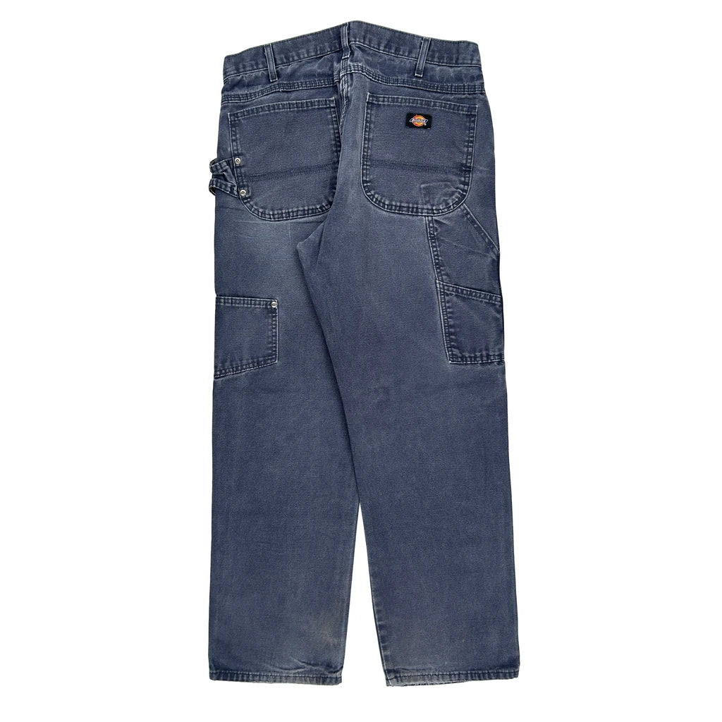 Dickies Carpenter Jeans - 34W 30L Grey Cotton Refurbished - Thrifted (note: this is a term often used to describe second- refurbished available on Cerqular