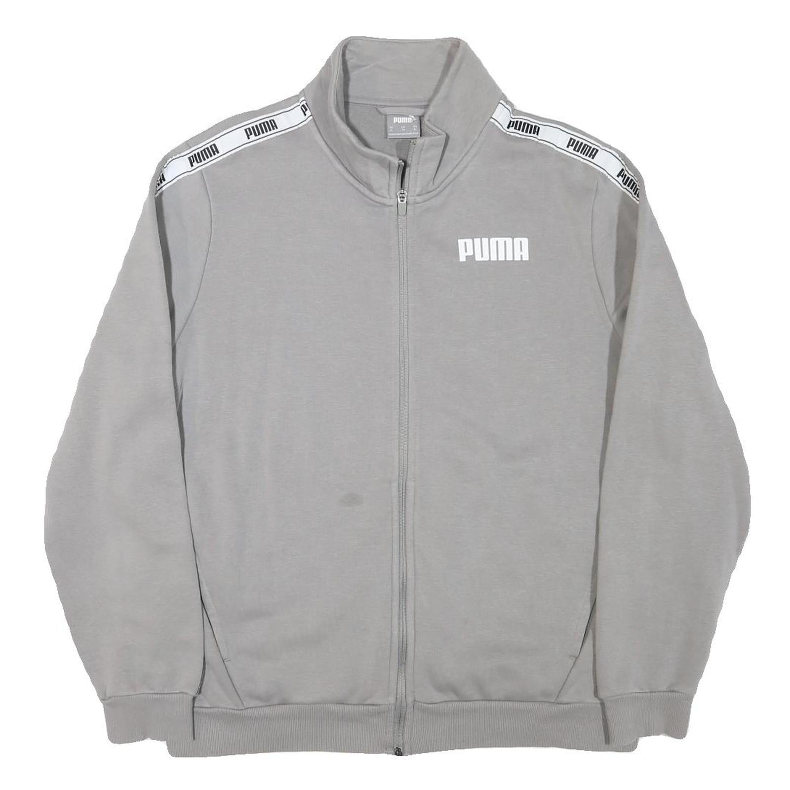 Buy PUMA Mens Grey Jacket XL Cotton Blend Zip Stripe Track Sports Casual Refurbished - $36.39 PUMA Mens Grey Jacket XL Cotton Blend Zip Stripe Track Sports Casual Refurbished - N/A refurbished available on Cerqular