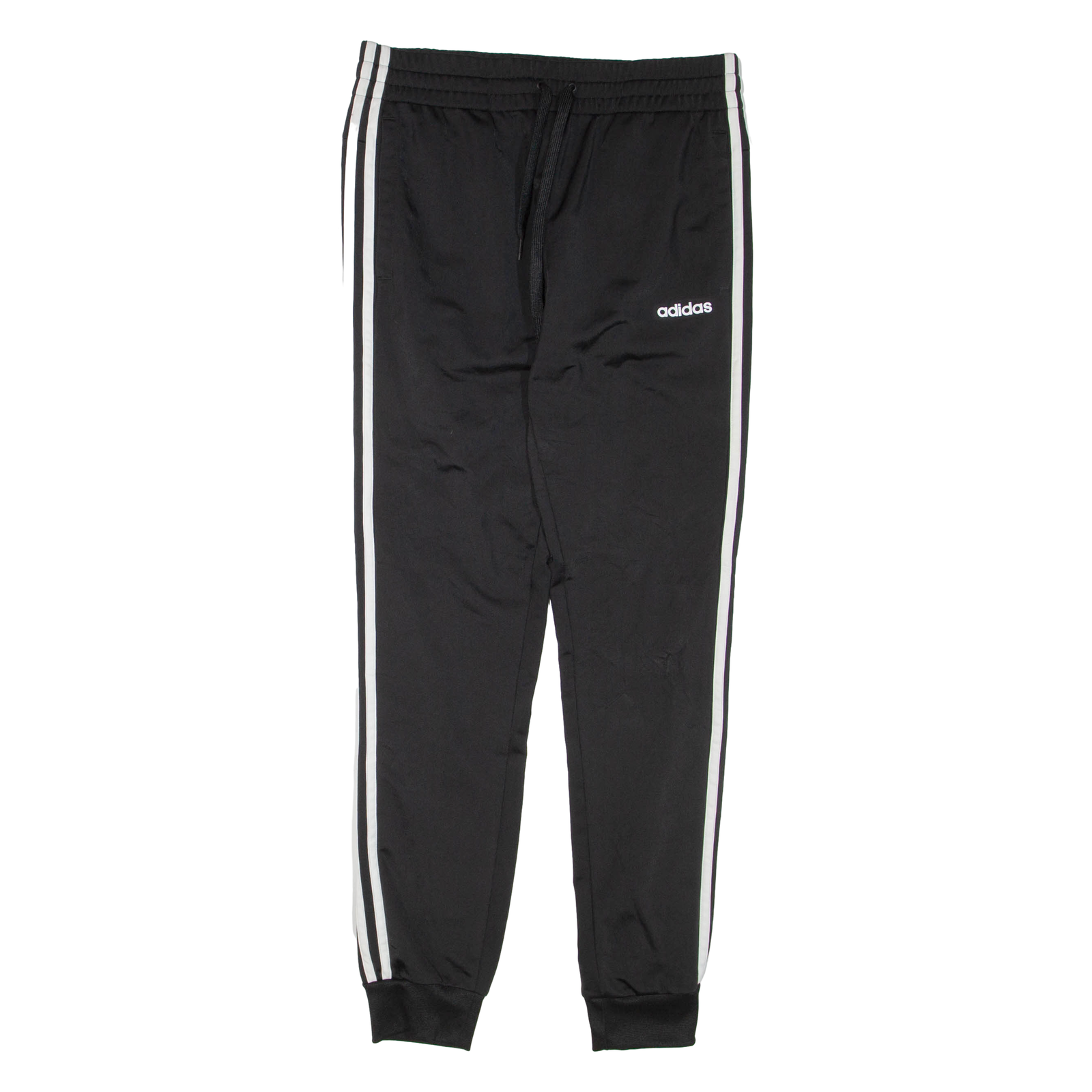 ADIDAS Mens Joggers Black Tapered S W28 L30 Refurbished - N/A refurbished available on Cerqular