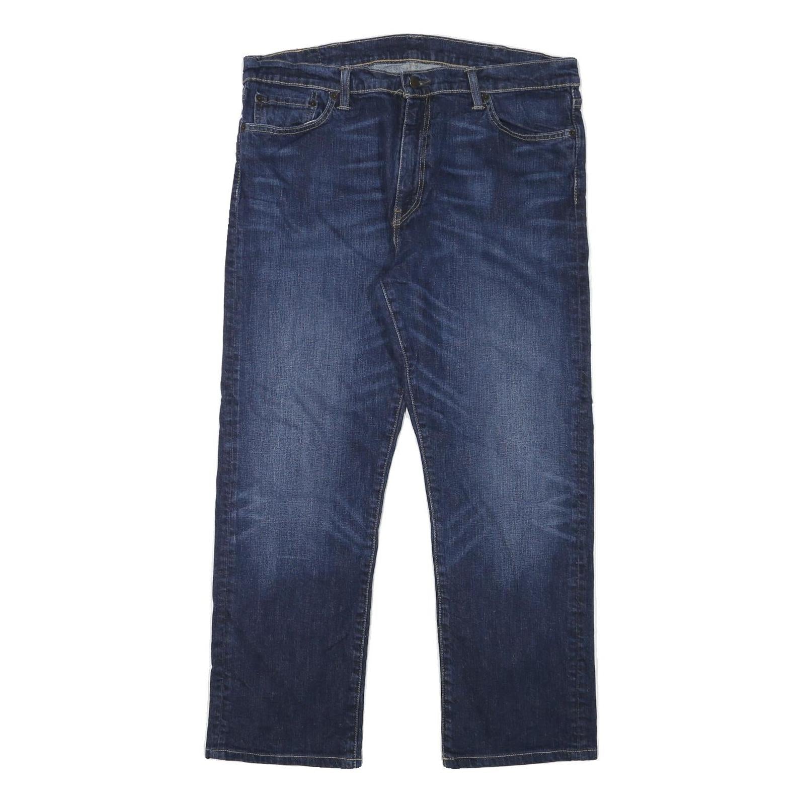 LEVI'S 504 Mens Jeans Blue Regular Straight Denim Medium W36 L27 Classic Cotton Refurbished - N/A refurbished available on Cerqular