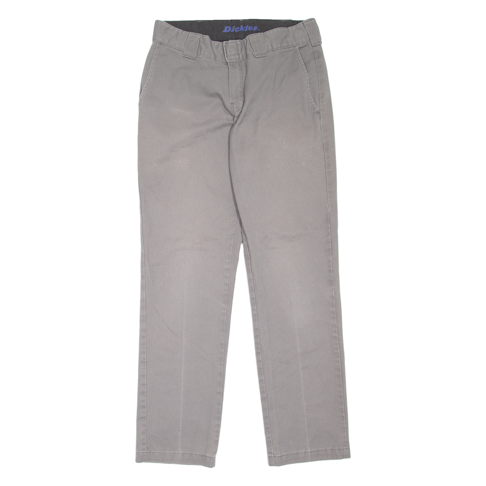 DICKIES Workwear Womens Trousers Grey Slim Tapered W28 L30 Refurbished - N/A refurbished available on Cerqular