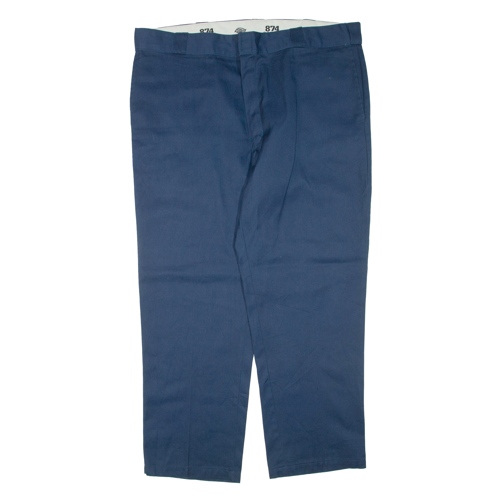 DICKIES Mens Trousers Blue Regular Tapered W42 L30 Refurbished - N/A refurbished available on Cerqular