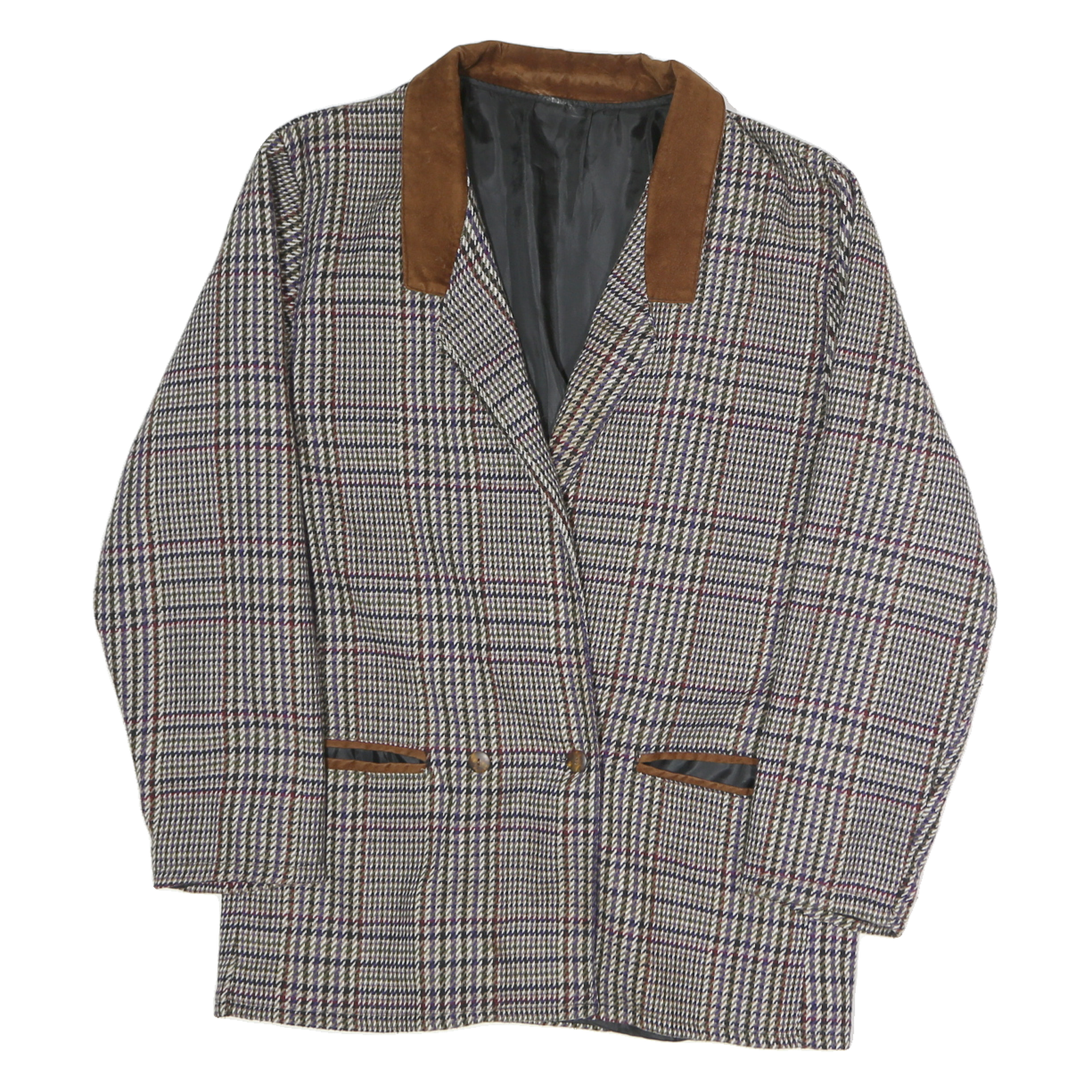 Buy Womens Brown Check Wool Jacket L Button Closure Classic Fit Long Sleeve Refurbished - $46.79 Womens Brown Check Wool Jacket L Button Closure Classic Fit Long Sleeve Refurbished - N/A refurbished available on Cerqular
