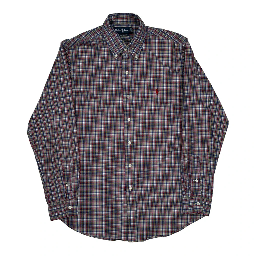 Ralph Lauren Checked Shirt - Medium Multicoloured Cotton Refurbished - Thrifted (note: this is a term often used to describe second- refurbished available on Cerqular