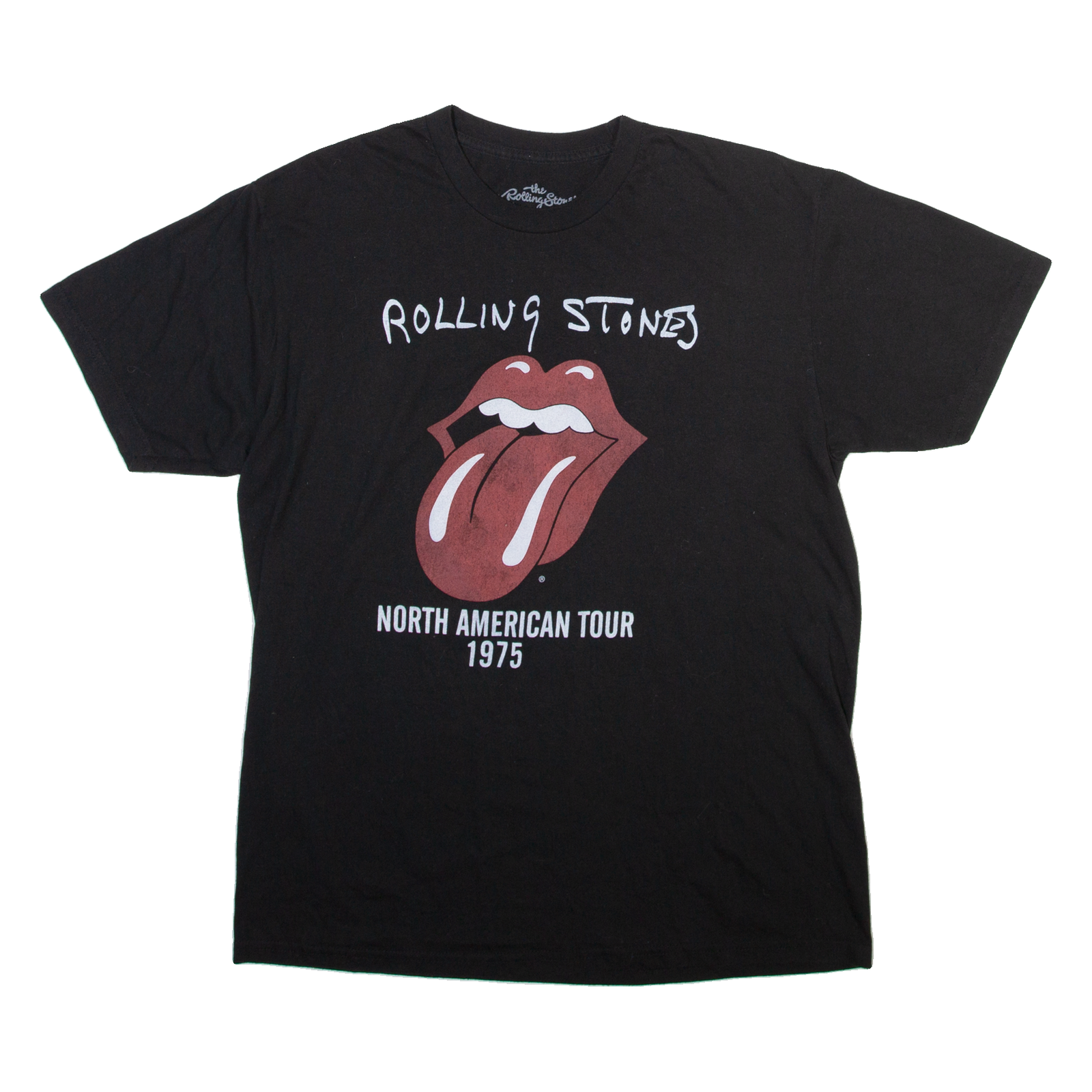 THE ROLLING STONES Mens Band T-Shirt Black L Refurbished - N/A refurbished available on Cerqular