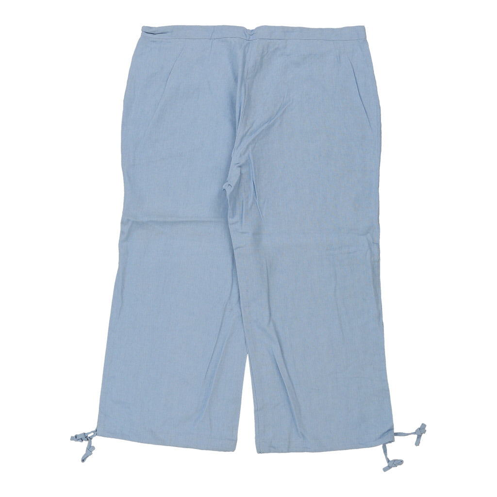 Joyxtin Trousers - XL Blue Cotton Refurbished - Thrifted (note: this is a term often used to describe second- refurbished available on Cerqular