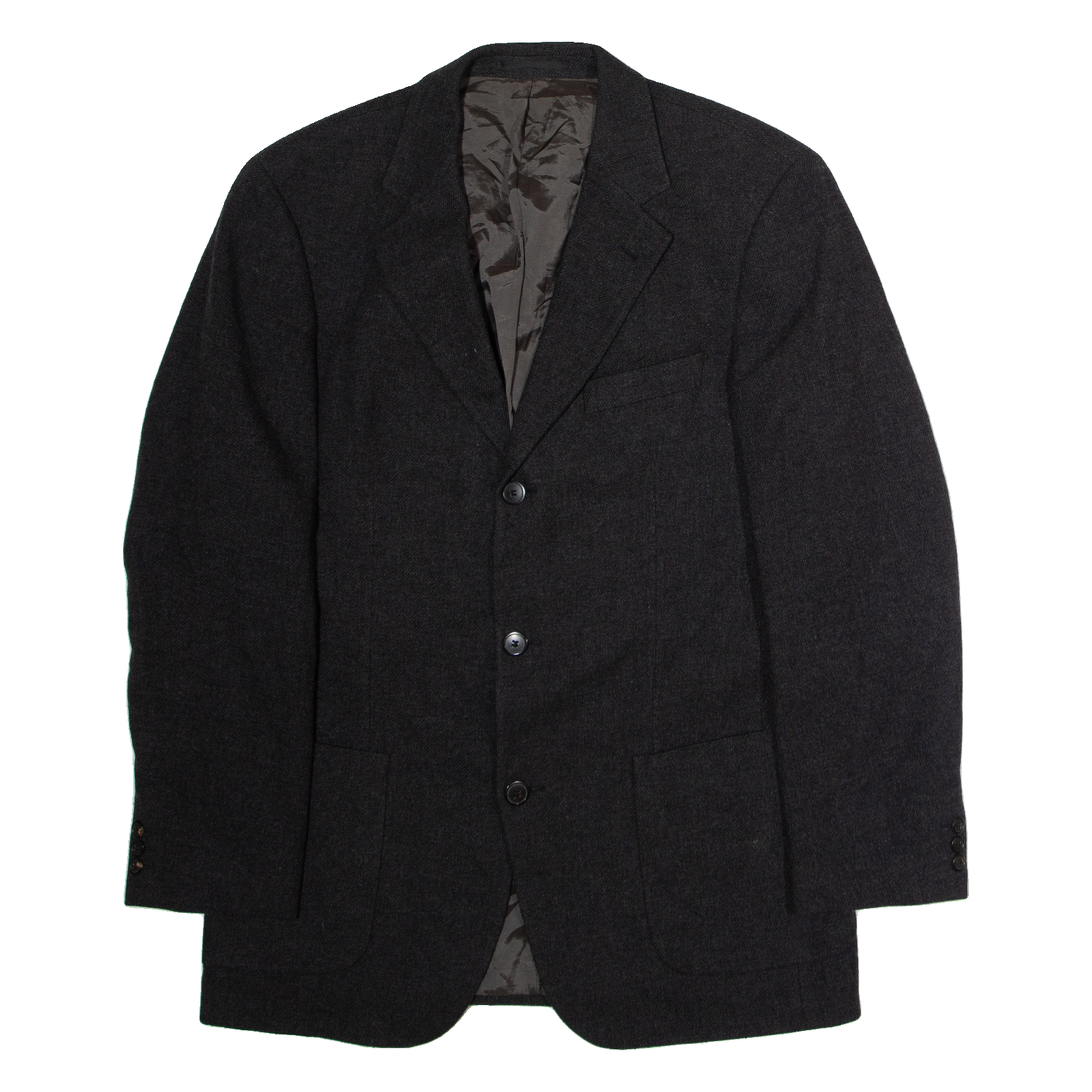 BOSS Mens Blazer Jacket Grey Wool L Refurbished - N/A refurbished available on Cerqular