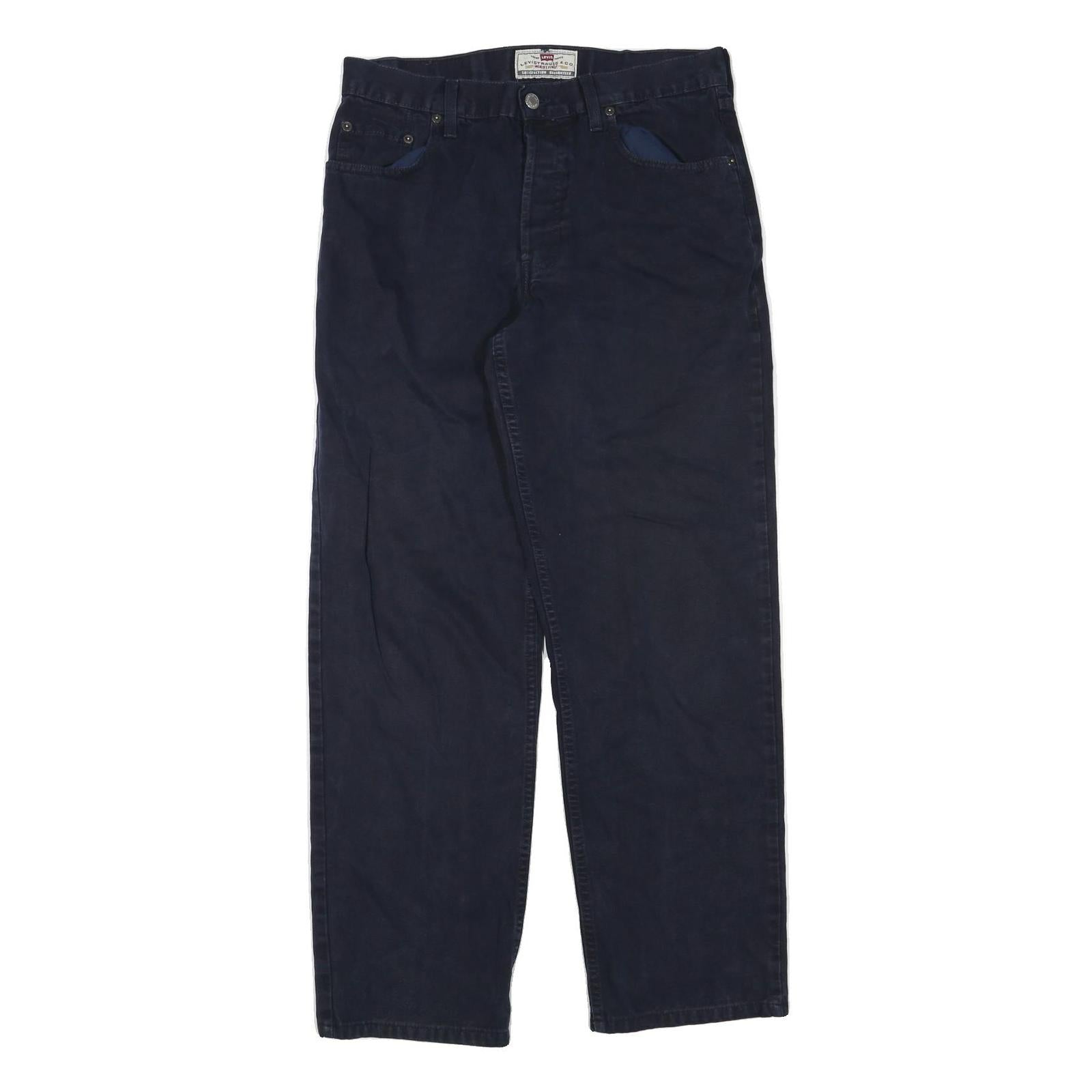 Buy LEVI'S Mens Cotton Blend Black Regular Straight Trousers W30 L30 Classic Zip Refurbished - $41.59 LEVI'S Mens Cotton Blend Black Regular Straight Trousers W30 L30 Classic Zip Refurbished - N/A refurbished available on Cerqular